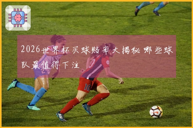 2026世界杯买球赔率大揭秘 哪些球队最值得下注